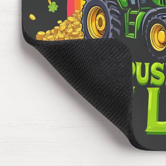 Pushing My Luck Funny Grabstätte St Patrick's Day Mousepad (Ecke)