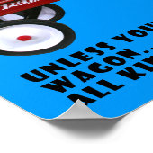 Pushing Wagon Poster (Ecke)