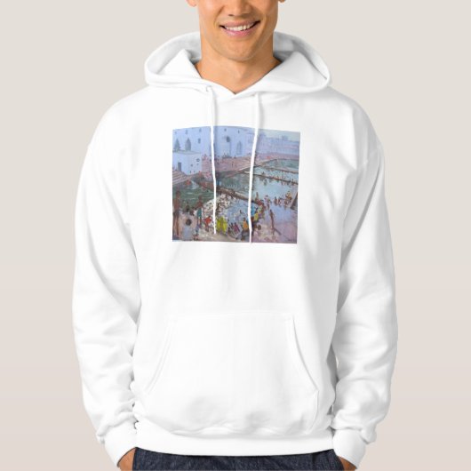 Pushkar ghats Rajasthan Hoodie (Vorderseite)