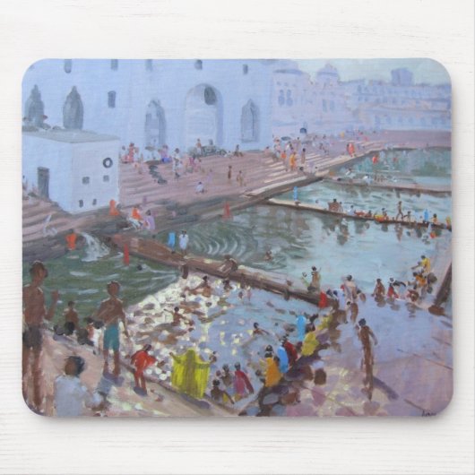 Pushkar ghats Rajasthan Mousepad (Vorne)