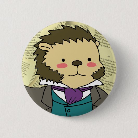 Pushkin-Miniaturknopf Button (Vorderseite)