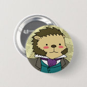 Pushkin-Miniaturknopf Button (Vorne & Hinten)