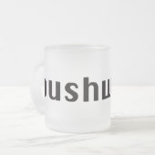 Pushwood-Frost-Tasse Mattglastasse (Vorderseite Links)