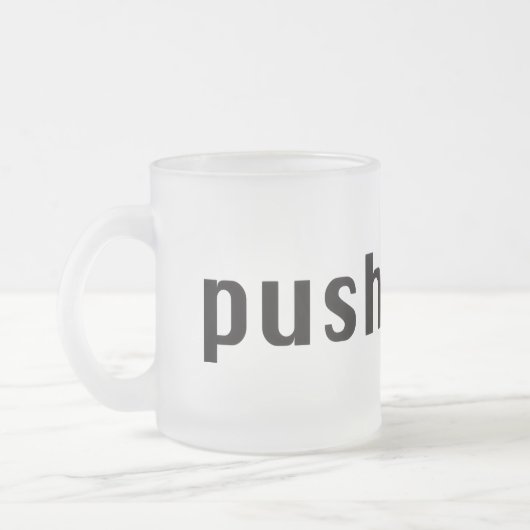 Pushwood-Frost-Tasse Mattglastasse (Links)