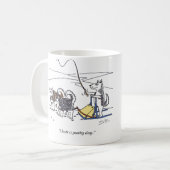 Pushy Hund Tasse (Vorderseite Links)