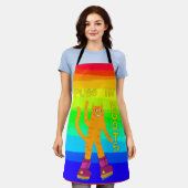 Puss in Boots Ginger Cat Sprichwort Hallo Standard Schürze (Getragen)