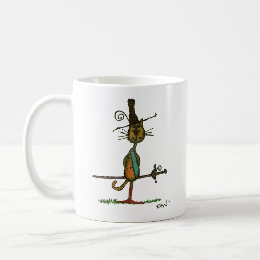 Puss in Stiefeln Kaffeetasse (Links)