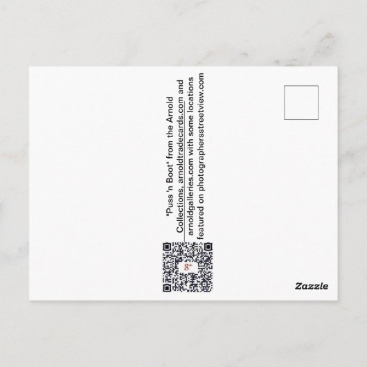 Puss 'n Boot Postkarte (Rückseite)