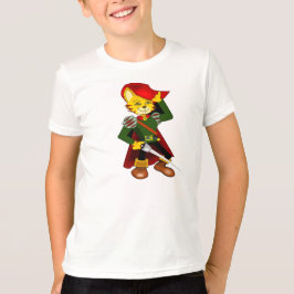 Pussy Cat in Armor und Boots Design gekleidet T-Shirt