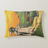 Pussy-cat Wo bist du gewesen? Mutter Goose Rhyme Dekokissen (Vorderseite)