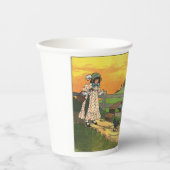 Pussy-cat Wo bist du gewesen? Mutter Goose Rhyme Pappbecher (Vorderseite)