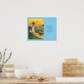 Pussy-cat Wo bist du gewesen? Mutter Goose Rhyme Poster (Küche)