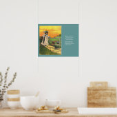 Pussy-cat Wo bist du gewesen? Mutter Goose Rhyme Poster (Küche)