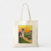 Pussy-cat Wo bist du gewesen? Mutter Goose Rhyme Tragetasche (Rückseite)