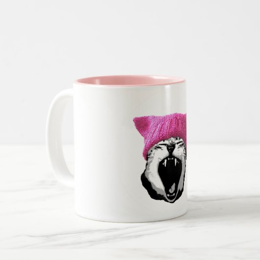 Pussy-Hut Tasse (Vorderseite Links)