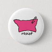 Pussy-Hut widerstehen Knopf Button (Vorderseite)