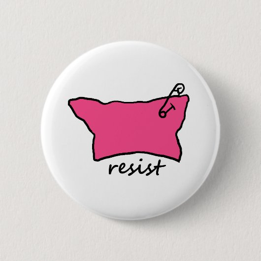 Pussy-Hut widerstehen Knopf Button (Vorderseite)