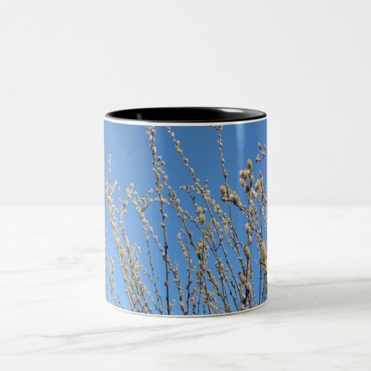 Pussy-Weide Zweifarbige Tasse (Mittel)