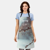 Pussy Weidenverzweige mit Katzen Schürze (Getragen)