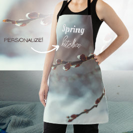 Pussy Weidenverzweige mit Katzen Schürze