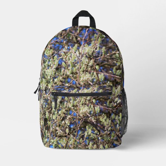 PUSSY WILLOW BEDRUCKTER RUCKSACK (Vorderseite)