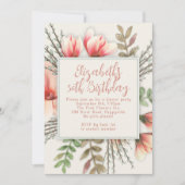 Pussy Willows Erwachsene Geburtstagsparty Einladung (Vorderseite)