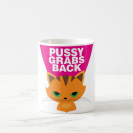 Pussy-Zupacken zurück Kaffeetasse