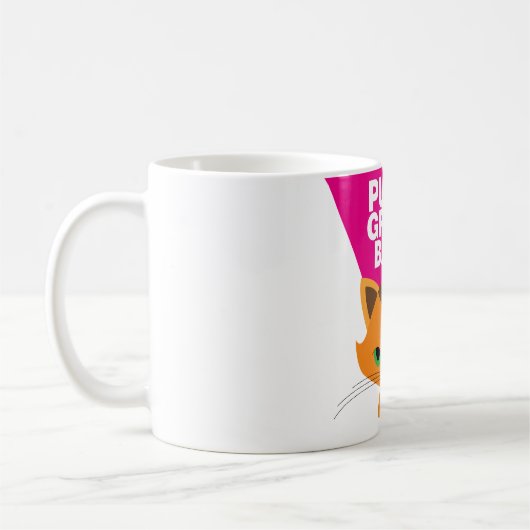 Pussy-Zupacken zurück Kaffeetasse (Links)