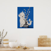 Pussycat und Muschelweide Poster (Küche)