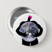 Pussyhats Sorgfalt über die Umwelt Button (Vorne & Hinten)