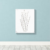 Pussywillows Canvas Print Leinwanddruck (Insitu (Holzboden))