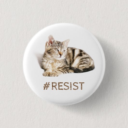 Pussyzupacken zurück - #resist button (Vorderseite)