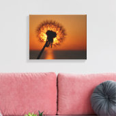 Pusteblume / Dandelion Leinwanddruck (Insitu (Wohnzimmer))