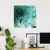 Pusteblume Kunst Poster (Heimbüro)