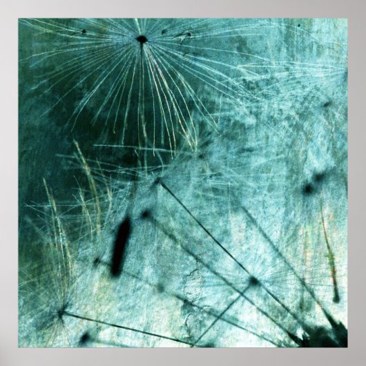 Pusteblume Kunst Poster (Vorne)