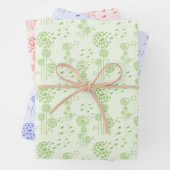 Pusteblume mit Tölter 3 Farben Geschenkpapier Set (Beispiel)