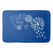 Pusteblume mit Töltern Badematte (Vorderseite)