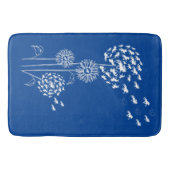 Pusteblume mit Töltern Badematte (Vorderseite)