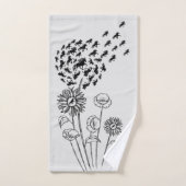 Pusteblume mit Töltern Handtuch (Handtuch)