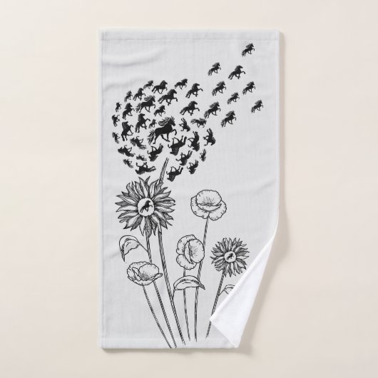 Pusteblume mit Töltern Handtuch (Handtuch)