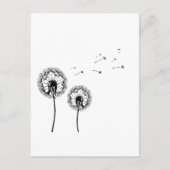 Pusteblume Postkarte (Vorderseite)