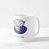 Pusteln bohren Tassenmarine Kaffeetasse (VorderseiteRechts)