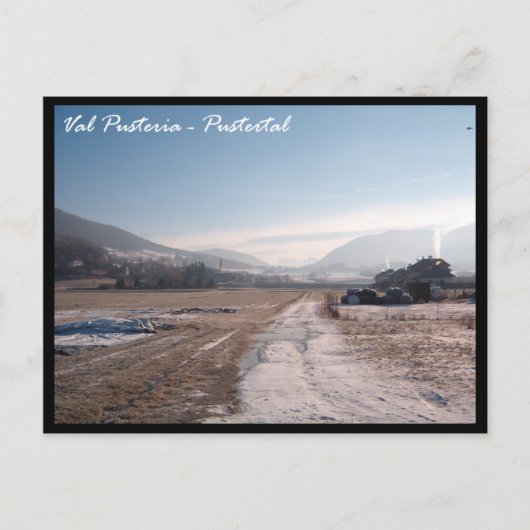 Pustertal Postkarte (Vorderseite)