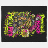 Pustule Pete - Paranormale Punks Fleece-Decke Fleecedecke (Vorderseite (Horizontal))
