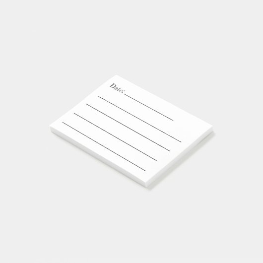 Put A Date on It! Post-It Notes Klebezettel (angewinkelt)