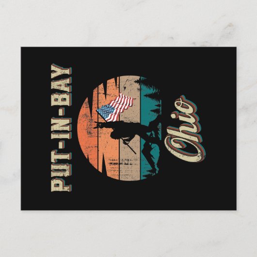 Put-in-Bay Ohio Postkarte (Vorderseite)