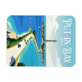 Put-in-Bay USA Magnet (Horizontal)