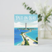 Put-in-Bay USA Postkarte (Stehend Vorderseite)