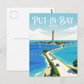 Put-in-Bay USA Postkarte (Vorne/Hinten)