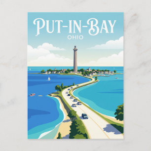 Put-in-Bay USA Postkarte